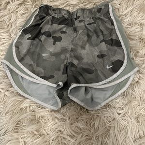 Camo nike running shorts